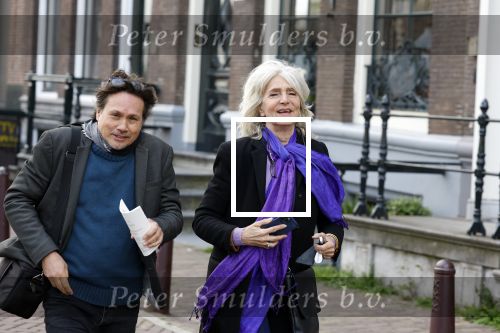 Amsterdam 15 april 2023
Herdenkingstdienst vooraf aan de begrafenis van Huub Oosterhuis in de Westertoren . Daarna gingen ze met de boot naar begraafplaats Zorgvlied. Leoni Jansen