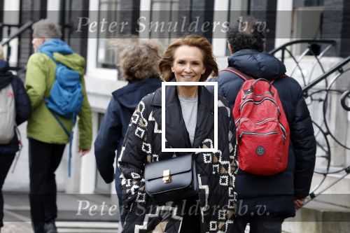 Amsterdam 20 april 2023
Leontine Borsato op de grachten in het centrum van Amsterdam.