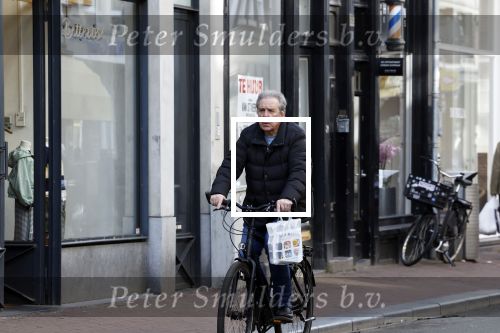 Amsterdsam 18 maart 2023
Maarten Spanjer op de fiets in het centrum van Amsterdam.