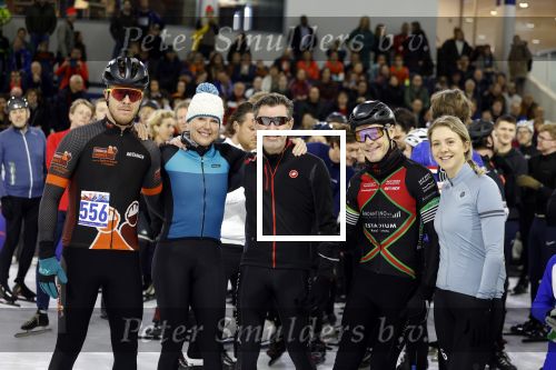 Heerenveen 19 maart 2023
De hollandse 100 in Thialf.  Georganiseerd door Prinse Bernhard met zijn stichting Lymph & Co.
Aanwezig oa Prins Bernhard Prinses Annette hun kinderen Isabelle Samuel en Benjamin, Prinses Margriet Mr Pieter v Vollenhoven , Prins Floris en Prinses Aimee.
Marianne Timmer  en Dirk Jan Bakker