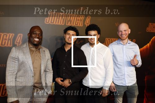 Amsterdam 21 maart 2023
Premiere JohnWick in de kromhouthallen.
Melvin manhoef en Liwanu en Saad Maimouni