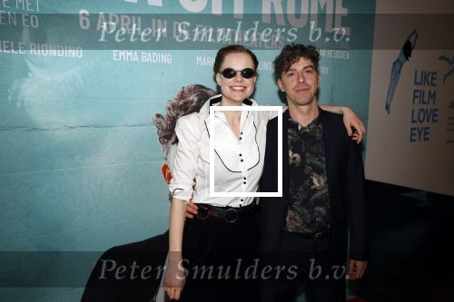 Amsterdam 27 maart 2023
Premiere Man uit Rome in EYE.
Michele Riondino en Emma Bading