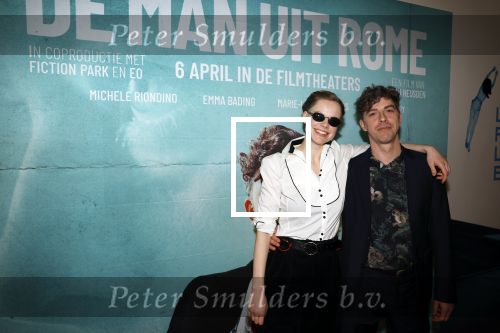 Amsterdam 27 maart 2023
Premiere Man uit Rome in EYE.
Michele Riondino en Emma Bading
