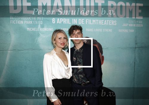 Amsterdam 27 maart 2023
Premiere Man uit Rome in EYE.
Michele Riondino en partner Eva Nestori