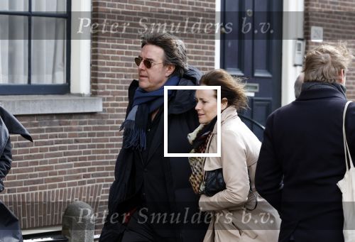 Amsterdam 15 april 2023
Herdenkingstdienst vooraf aan de begrafenis van Huub Oosterhuis in de Westertoren . Daarna gingen ze met de boot naar begraafplaats Zorgvlied. Michiel Borstlap met zijn vriendin Wendy