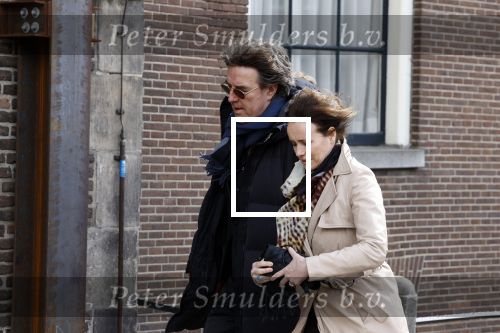 Amsterdam 15 april 2023
Herdenkingstdienst vooraf aan de begrafenis van Huub Oosterhuis in de Westertoren . Daarna gingen ze met de boot naar begraafplaats Zorgvlied. Michiel Borstlap met zijn vriendin Wendy