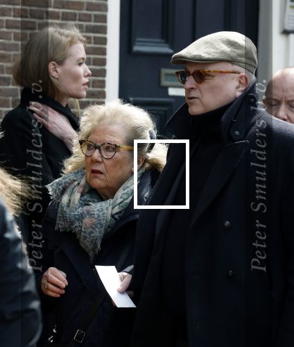 Amsterdam 15 april 2023
Herdenkingstdienst vooraf aan de begrafenis van Huub Oosterhuis in de Westertoren . Daarna gingen ze met de boot naar begraafplaats Zorgvlied. Odette v Tijn en Felix Rottenberg