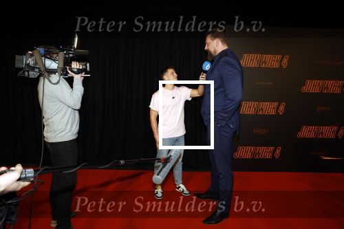 Amsterdam 21 maart 2023
Premiere JohnWick in de kromhouthallen.
Olivier Richters ( the dutch Giant) en Thom Goderie (SBS6 shownieuws)