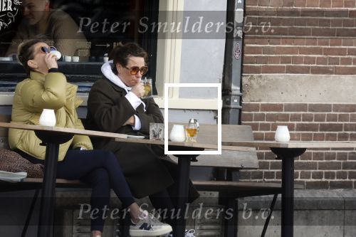Amsterdam 24 maart 2023
Prinses Annette en een vriendin drinken kopje thee op een terras in centrum van Amsterdam.