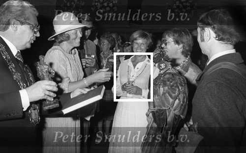 Middelbeers, Bladel, Steensel en Valkenswaard, 22 Augustus 1978
Bezoek Prinses Beatrix en Prins Claus aan de Kempen
Burgemeester v Zwieten Valkenswaard
Burgemeester Hen k Breeveld
100 jarige
Commissaris v d Koningin Jan v d Harten
Valkenier
Boeren dansengroep uit Bladel