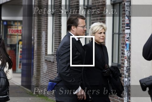 Amsterdam 15 april 2023
Herdenkingstdienst vooraf aan de begrafenis van Huub Oosterhuis in de Westertoren . Daarna gingen ze met de boot naar begraafplaats Zorgvlied. Prinses laurentien en Prins Constantijn