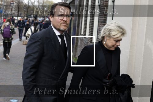 Amsterdam 15 april 2023
Herdenkingstdienst vooraf aan de begrafenis van Huub Oosterhuis in de Westertoren . Daarna gingen ze met de boot naar begraafplaats Zorgvlied. Prinses laurentien en Prins Constantijn