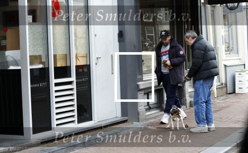 Amsterdam 15 maart 2023
Rolf Snoeren laat zijn hond uit met ... Hond moet poepen op de Utrechtsestraat.