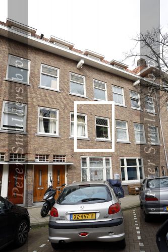 Amsterdam 17 maart 2023
Tjitske Reidinga en haar vriend Peter Blok hebben allebei een appartement in dit pand. op de 1e en 2e etage