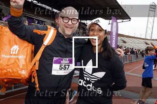 Amsterdam 16 maart 2024
Radio 538 run tbv het Prinses Maxima Centrum in het Olympisch stadion. Oa aanwezig 
Airen Mylene en Jelte v d Goot