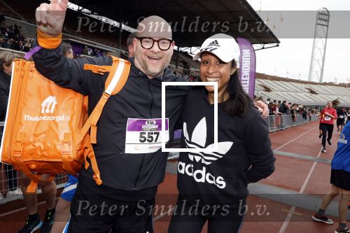 Amsterdam 16 maart 2024
Radio 538 run tbv het Prinses Maxima Centrum in het Olympisch stadion. Oa aanwezig 
Airen Mylene en Jelte v d Goot