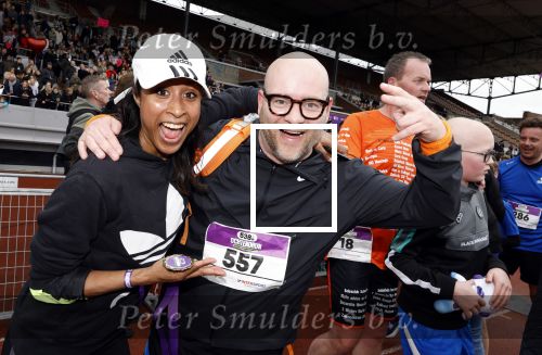Amsterdam 16 maart 2024
Radio 538 run tbv het Prinses Maxima Centrum in het Olympisch stadion. Oa aanwezig 
Airen Mylene en Jelte v d Goot