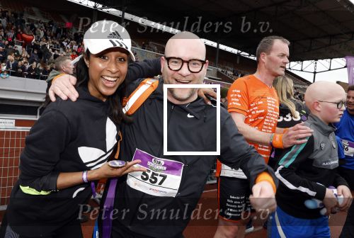 Amsterdam 16 maart 2024
Radio 538 run tbv het Prinses Maxima Centrum in het Olympisch stadion. Oa aanwezig 
Airen Mylene en Jelte v d Goot