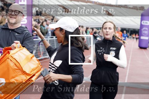 Amsterdam 16 maart 2024
Radio 538 run tbv het Prinses Maxima Centrum in het Olympisch stadion. Oa aanwezig 
Airen Mylene en Jelte v d Goot