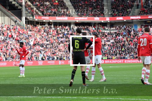 Eindhoven, 3 maart 2024 PSV-Feyenoord, eindstand 2-2 
Kompetitie Seizoen 2023-2024
Armando Obispo