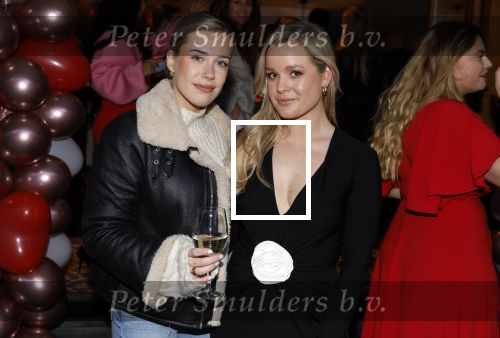 Amsterdam 22 maart 2024
Opening restaurant Poppy\'s van Moise Trustfull  Britt Scholte en Carola Kirschbaum . Carola Kirschbaum met Victoria Vermeer