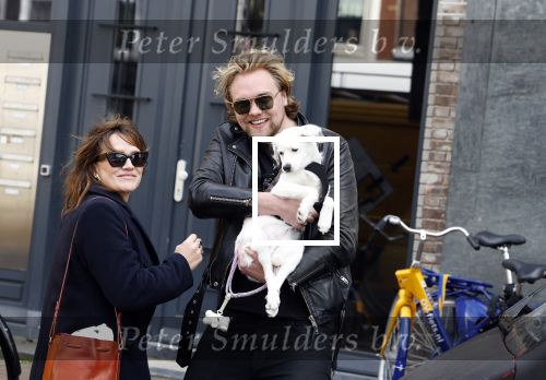 Amsterdam 27 maart 2024
Barbara Sloesen met vriend Joost Hofman en hun hondje in het centrum van amsterdam.