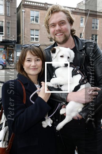 Amsterdam 27 maart 2024
Barbara Sloesen met vriend Joost Hofman en hun hondje in het centrum van amsterdam.