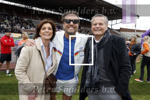 Amsterdam 16 maart 2024
Radio 538 run tbv het Prinses Maxima Centrum in het Olympisch stadion. Oa aanwezig 
Bas Smit met zijn ouders