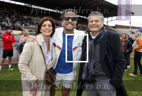 Amsterdam 16 maart 2024
Radio 538 run tbv het Prinses Maxima Centrum in het Olympisch stadion. Oa aanwezig 
Bas Smit met zijn ouders