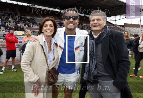 Amsterdam 16 maart 2024
Radio 538 run tbv het Prinses Maxima Centrum in het Olympisch stadion. Oa aanwezig 
Bas Smit met zijn ouders