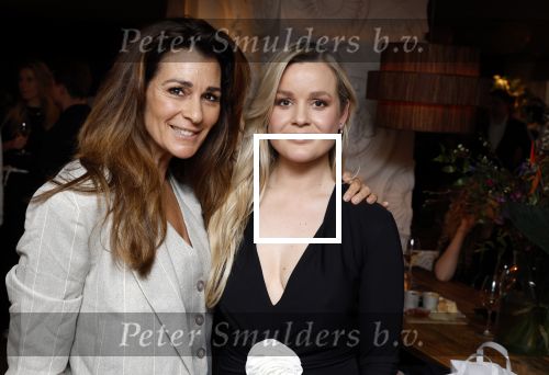 Amsterdam 22 maart 2024
Opening restaurant Poppy\'s van Moise Trustfull  Britt Scholte en Carola Kirschbaum . Carola Kirschbaum met vriend Koen Weiland