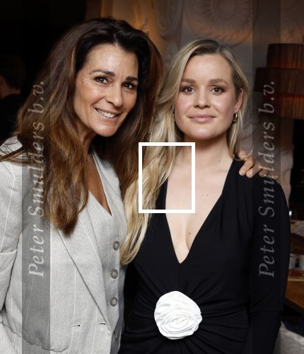 Amsterdam 22 maart 2024
Opening restaurant Poppy\'s van Moise Trustfull  Britt Scholte en Carola Kirschbaum . Carola Kirschbaum met vriend Koen Weiland
