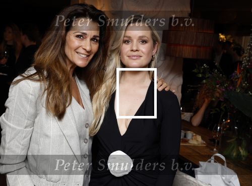 Amsterdam 22 maart 2024
Opening restaurant Poppy\'s van Moise Trustfull  Britt Scholte en Carola Kirschbaum . Carola Kirschbaum met vriend Koen Weiland