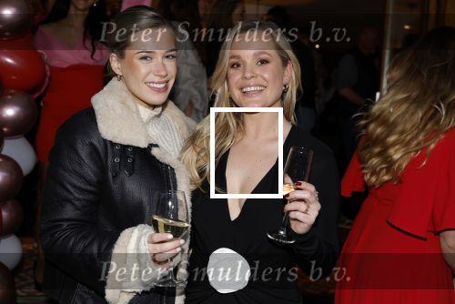 Amsterdam 22 maart 2024
Opening restaurant Poppy\'s van Moise Trustfull  Britt Scholte en Carola Kirschbaum . Carola Kirschbaum met Victoria Vermeer