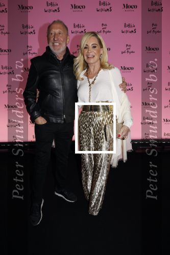 Amsterdam 7 maart 2024
Opening expositie Robbie Williams in het Moco museum. Connie Witteman met partner Henk de Vries