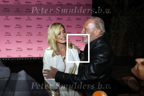 Amsterdam 7 maart 2024
Opening expositie Robbie Williams in het Moco museum. Connie Witteman met partner Henk de Vries