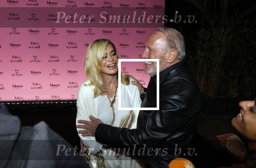 Amsterdam 7 maart 2024
Opening expositie Robbie Williams in het Moco museum. Connie Witteman met partner Henk de Vries