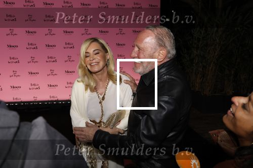 Amsterdam 7 maart 2024
Opening expositie Robbie Williams in het Moco museum. Connie Witteman met partner Henk de Vries