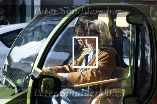 Amsterdam 6 maart 2024
Connie Witteman met haar groene Biro in Amsterdam zuid.