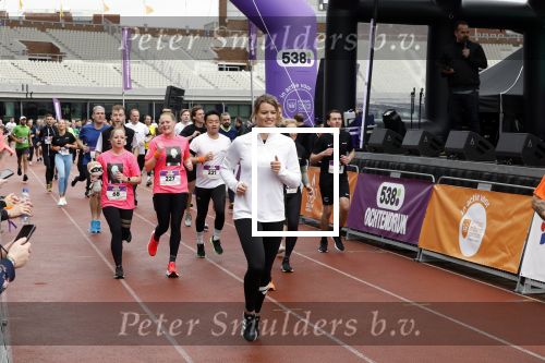 Amsterdam 16 maart 2024
Radio 538 run tbv het Prinses Maxima Centrum in het Olympisch stadion. Oa aanwezig 
Dafne Schippers