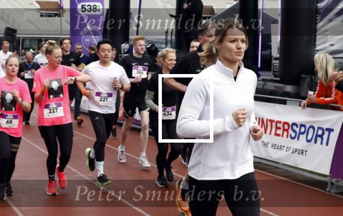 Amsterdam 16 maart 2024
Radio 538 run tbv het Prinses Maxima Centrum in het Olympisch stadion. Oa aanwezig 
Dafne Schippers