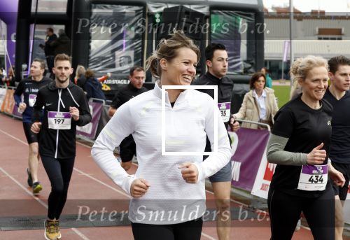Amsterdam 16 maart 2024
Radio 538 run tbv het Prinses Maxima Centrum in het Olympisch stadion. Oa aanwezig 
Dafne Schippers