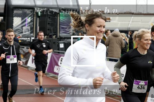 Amsterdam 16 maart 2024
Radio 538 run tbv het Prinses Maxima Centrum in het Olympisch stadion. Oa aanwezig 
Dafne Schippers