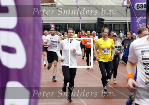 Amsterdam 16 maart 2024
Radio 538 run tbv het Prinses Maxima Centrum in het Olympisch stadion. Oa aanwezig 
Dafne Schippers