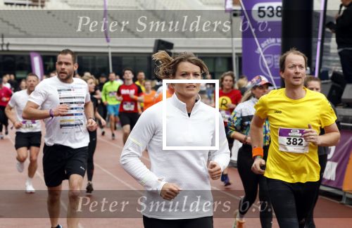 Amsterdam 16 maart 2024
Radio 538 run tbv het Prinses Maxima Centrum in het Olympisch stadion. Oa aanwezig 
Dafne Schippers