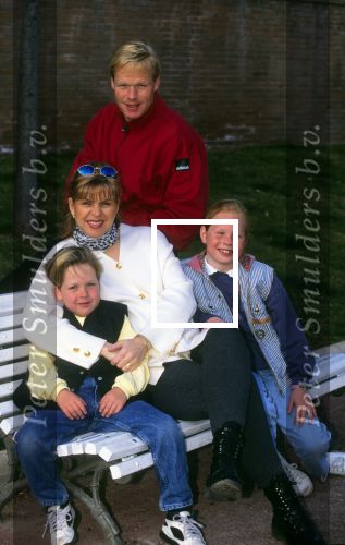 Barcelona 20 Februari 1995
Ronald Koeman met zijn vrouw Bartina Koeman, Debbie Koeman en Tim Koeman