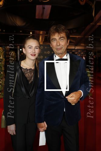 Amsterdam 12 oktober 2017 
Uitreiking televizierring in het afas live theater. 
Derk Bolt met dochter