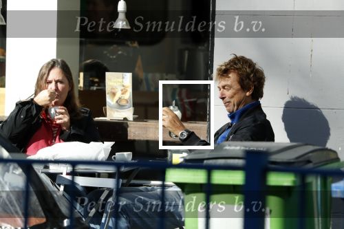 Amsterdam 15 september 2017
Derk Bolt drinkt kopje koffie met een vriendin bij de coffee company