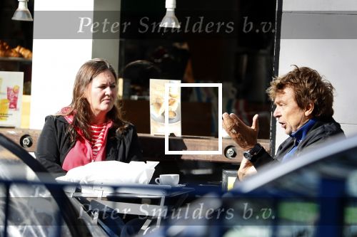 Amsterdam 15 september 2017
Derk Bolt drinkt kopje koffie met een vriendin bij de coffee company
