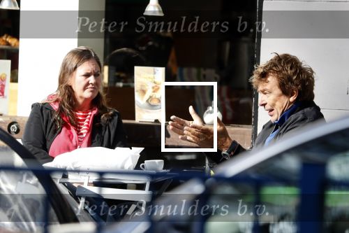 Amsterdam 15 september 2017
Derk Bolt drinkt kopje koffie met een vriendin bij de coffee company